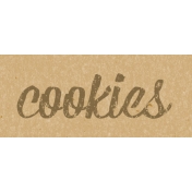 Food Day- Cookies Word Art