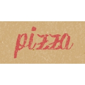 Food Day- Pizza Word Art