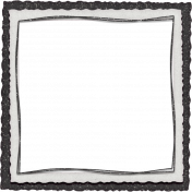 Elegant Autumn Black Paper Frame