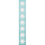 Elegant Autumn Snowflake List Strip