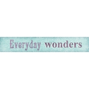 Elegant Autumn Everyday Wonders Word Art