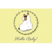 New Day Baby Hello Baby 01 Journal Card 4x6