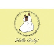 New Day Baby Hello Baby 02 Journal Card 4x6