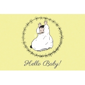 New Day Baby Hello Baby 03 Journal Card 4x6