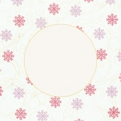 Sunshine and Snow Snowflakes Journal Card 4x4