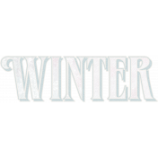 Sunshine and Snow Mini Winter Word Art