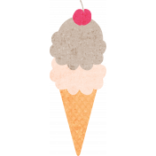 June Good Life- Summer Chocolate Ice Cream Cone