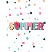 June Good Life- Summer Journal Card 3x4