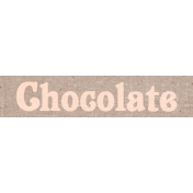 June Good Life- Summer Mini Chocolate Word Art