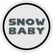 Snow Baby Template- Snow Baby Label