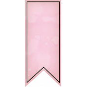 Summer Twilight- Pink Banner Tag