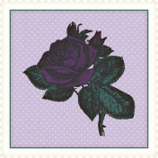 Summer Twilight- Rose Stamp