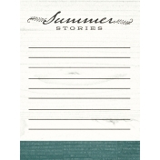 Summer Twilight- Summer Stories Journal Card 3x4