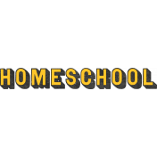 Heading Back 2 School- Homeschool Word Art
