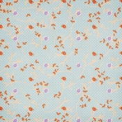 Orchard Traditions Floral Polka Dot Paper
