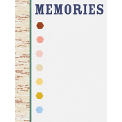 Bonfire Memories Memories Journal Card 3x4