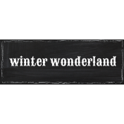 Warm n Woodsy Winter Wonderland Tag