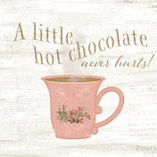 Warm n Woodsy Hot Chocolate Journal Card 4x4