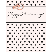Legacy of Love Happy Anniversary Journal Card 3x4