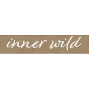 Inner Wild Inner Wild Word Art 