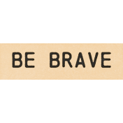 Inner Wild Be Brave Word Art