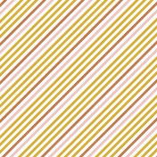 Coastal Spring Yellow Stripes Paper