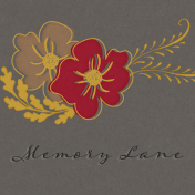 Reminisce Memory Lane Journal Card 4x4