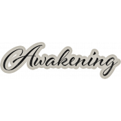 Delightful Days Awakening Word Art