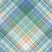 Coastal Spring Plaid Paper- 07