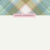 Singin' In The Rain Journal Card- Spring Memories 4x4