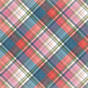 Veggie Table Plaid Paper- 01