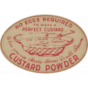 Old Farmhouse Custard Powder Label