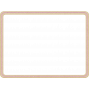 The Whole Story Pink Stripe Photo Frame