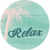 Winter in the Tropics Relax Label