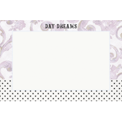 Lavender Fields Journal Card Daydreams 4x6
