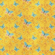 Bohemian Sunshine Butterflies Paper