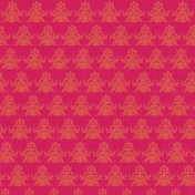 Bohemian Sunshine Damask Paper