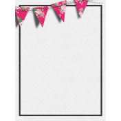 Bohemian Sunshine Banner 3x4 Journal Card