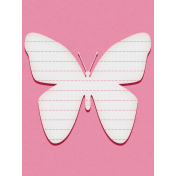Bohemian Sunshine Butterfly 3x4 Journal Card