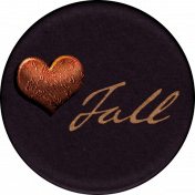 Copper Spice Love Fall Sticker