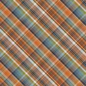 Copper Spice Plaid Paper 06