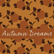 Copper Spice Autumn Dreams 4x4 Journal Card