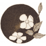 Autumn Bramble Flower Sticker