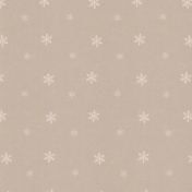 Snowhispers Tan Snowflakes Paper