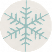 Snowhispers White Vellum Snowflake Sticker