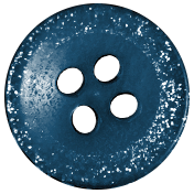 Winter Solstice Blue Button