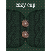 Sweaters & Hot Cocoa Cozy Cup Journal Card 3x4