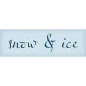 Winter Solstice Snippet Snow Ice