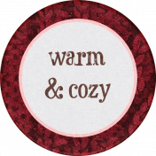 Sweaters & Hot Cocoa Warm & Cozy Sticker