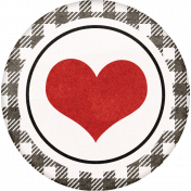 Positively Happy Heart Sticker